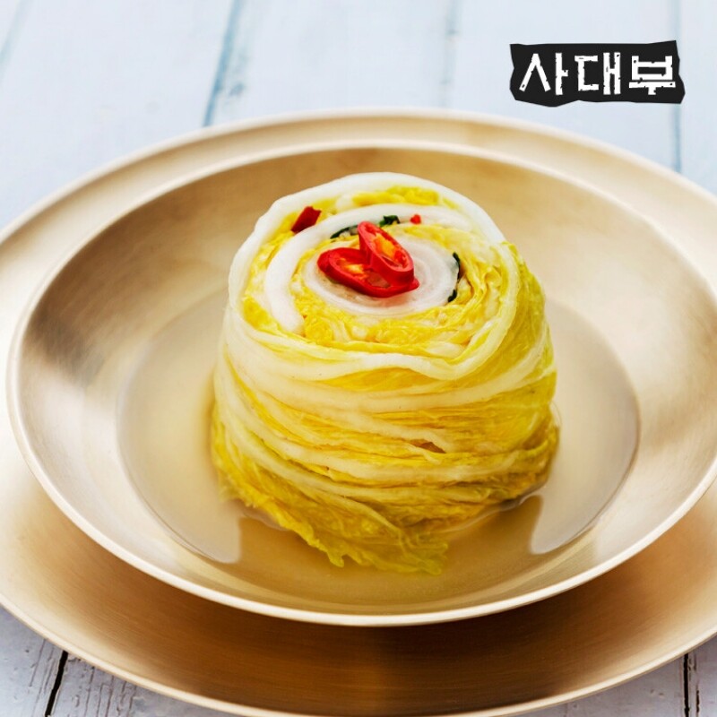 우영채널,사대부 백김치 5kg(국.내.산 100% 농산물로 만든 김치 HACCP 인증)